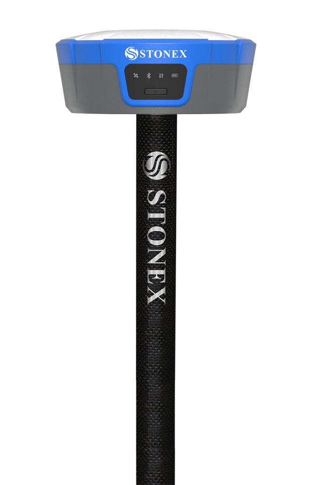 Stonex S950 GNSS-Receiver auf Vermessungsstab